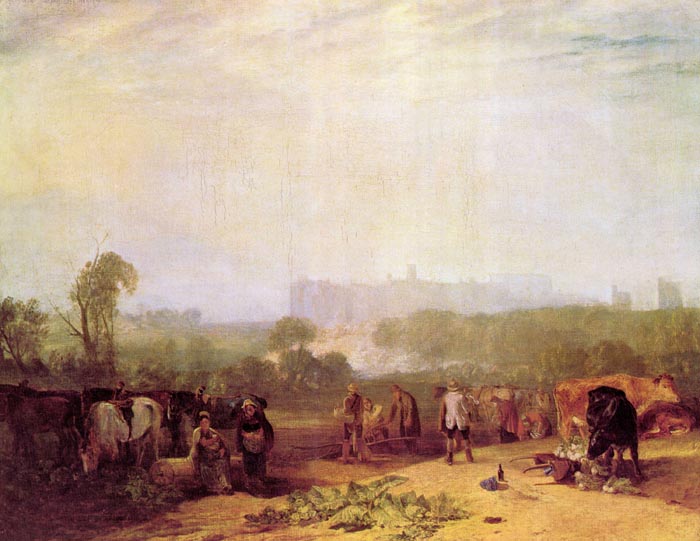 Plowing Up Turnips Near Slough by Joseph Mallord Turner