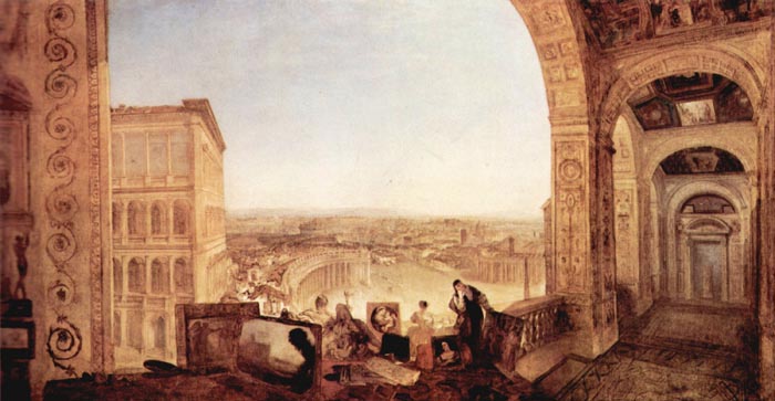 Raffaelli at The Vatican by Joseph Mallord Turner