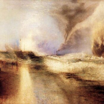 Rockets and Blue Lights by Joseph Mallord Turner
