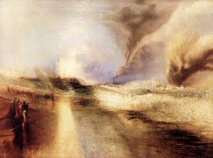 Rockets and Blue Lights by Joseph Mallord Turner