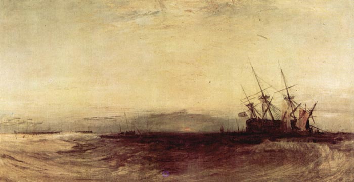 Ship Aground by Joseph Mallord Turner
