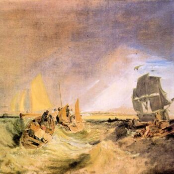 Shipping at The Mouth of The Thames by Joseph Mallord Turner