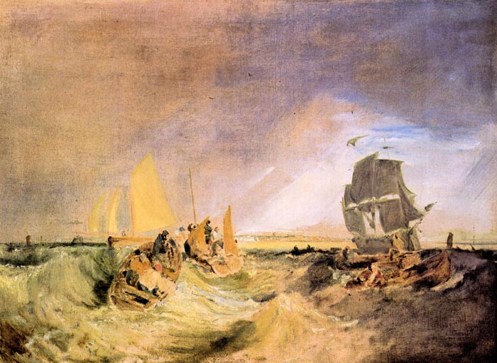 Shipping at The Mouth of The Thames by Joseph Mallord Turner