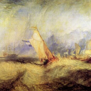 Ships at Sea by Joseph Mallord Turner