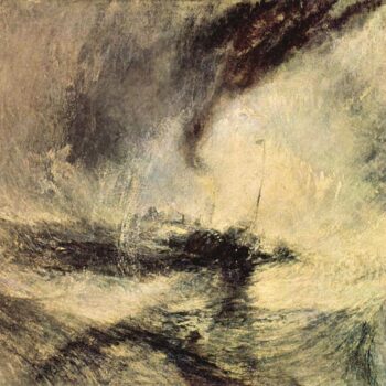 Steamboat Signalling by Joseph Mallord Turner