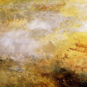 Stormy Sea with Dolphins by Joseph Mallord Turner