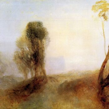 Sunrise Castle on a Bay by Joseph Mallord Turner