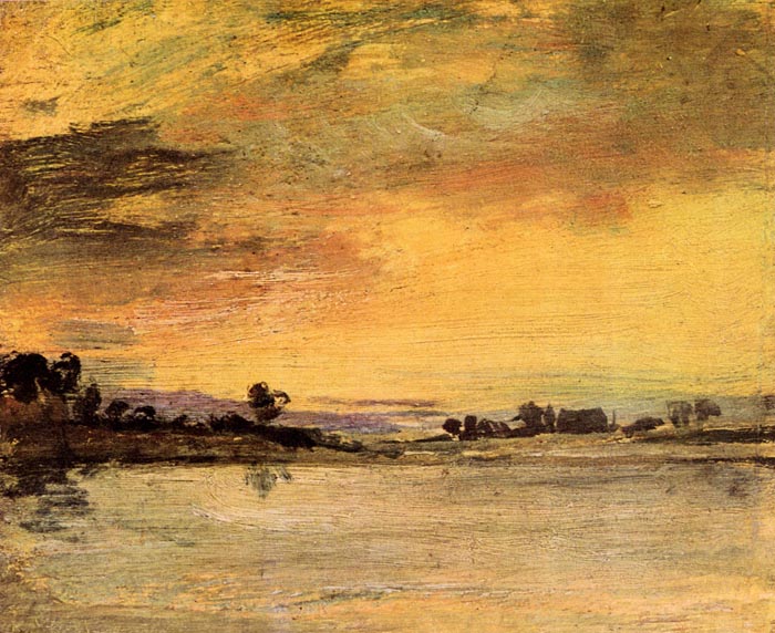 Sunrise on The River by Joseph Mallord Turner
