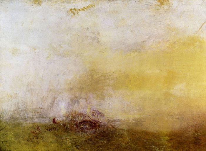 Sunrise with Sea Monsters by Joseph Mallord Turner