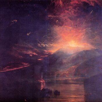 The Eruption of Volcano Souffrier by Joseph Mallord Turner