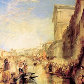 The Grand Canal in Venice by Joseph Mallord Turner