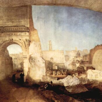 The Roman Forum, For Mr. Soane Museum by Joseph Mallord Turner