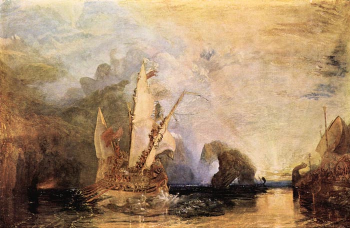 Ulysses in Homer's Odyssey by Joseph Mallord Turner