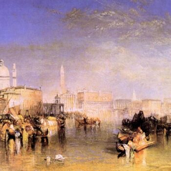 Venice from The Canal by Joseph Mallord Turner