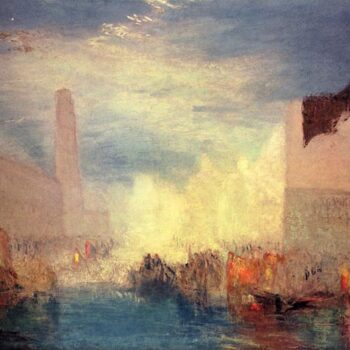 Venice, The Piazetta by Joseph Mallord Turner