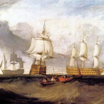 Victory in Trafalgar by Joseph Mallord Turner