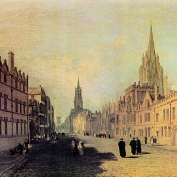 View The High Street, Oxford by Joseph Mallord Turner