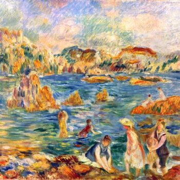 At The Beach of Guernesey by Sisley