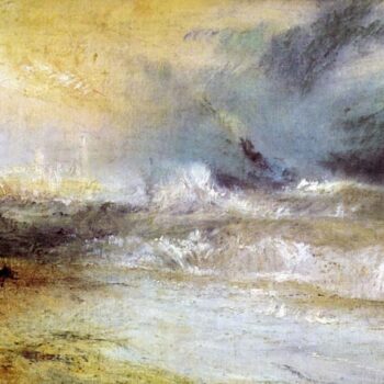 Waves Breaking on a Lee Shore by Joseph Mallord Turner