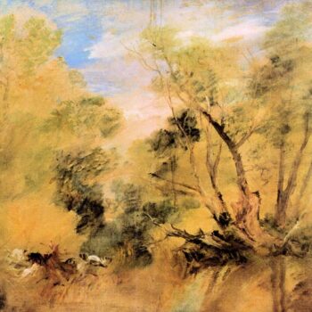 Willows Beside a Stream by Joseph Mallord Turner