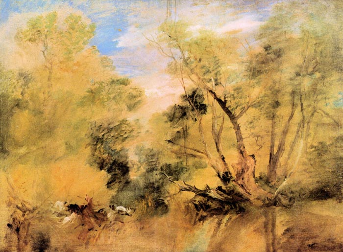 Willows Beside a Stream by Joseph Mallord Turner