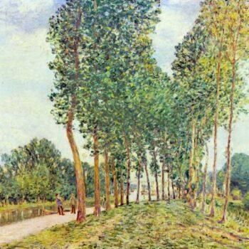 Banks of The Loing in Moret by Sisley