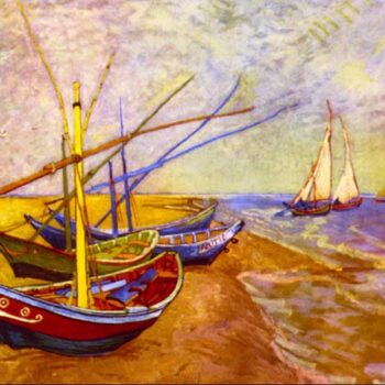 Boats of Saintes-Maries by Van Gogh