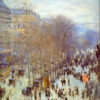 Boulevard Capucines by Monet