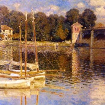 Bridge at Argenteuil by Monet