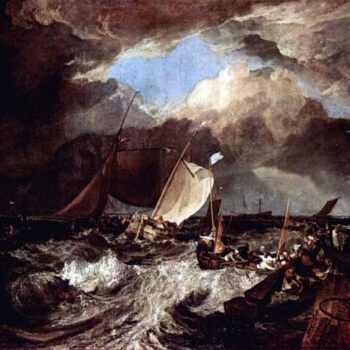 Calais Pier by Turner