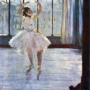Dancer Being Photographed by Degas
