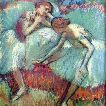 Dancers in Green by Degas