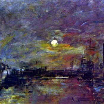 Dusk on The Port of Le Havre by Boudin
