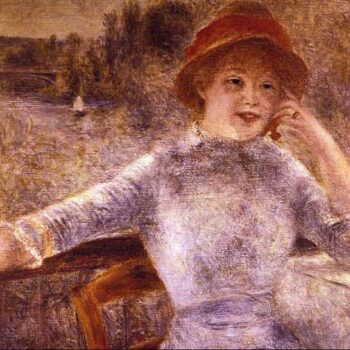 En La Grenouillere by Renoir
