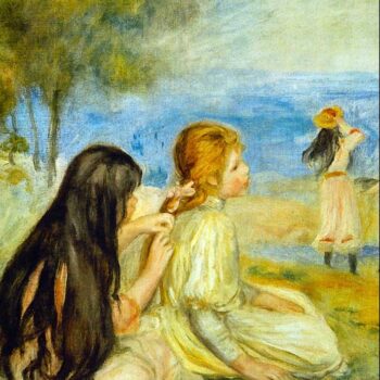 Girls by The Seaside by Renoir