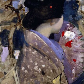 Japanese Lady with a Fan by Hardy