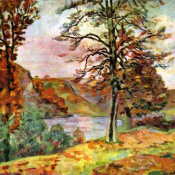Landscape by Gauguin