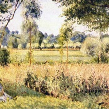 Matin a Eragny by Pissarro