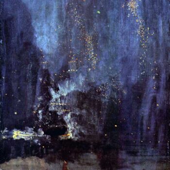 Night in Black and Gold, The Falling Rocket by Whistler