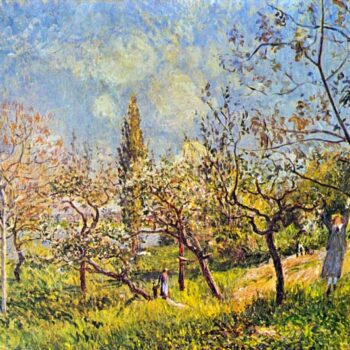 Orchard in Spring by Sisley