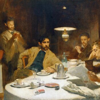 Willard Metcalf - The Ten Cent Breakfast