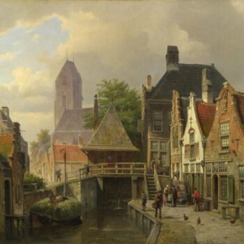 Willem Koekkoek - View of Oudewater