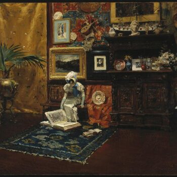 William Merritt Chase - Studio interior
