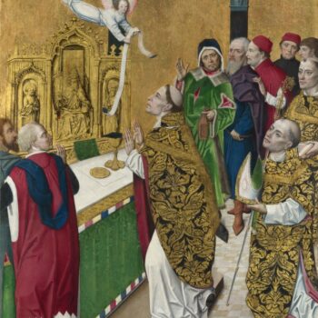 Workshop of the Master of the Life of the Virgin - The Mass of Saint Hubert - Right Hand Shutter