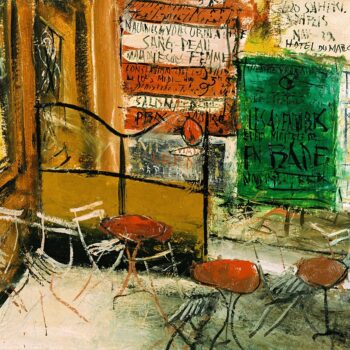 Yuzo - Cafe Terrace with Posters