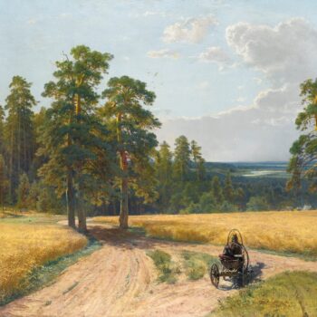 At the Edge of the Pine Forest - Ivan Ivanovich Shishkin
